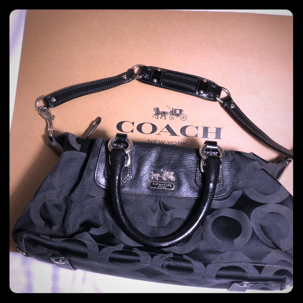 COACH Madison Opt Art Sabrina Satchel Handbag